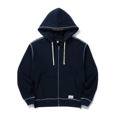 BTS permission to dance on stage seoul zip-up hoodie Navy M Size