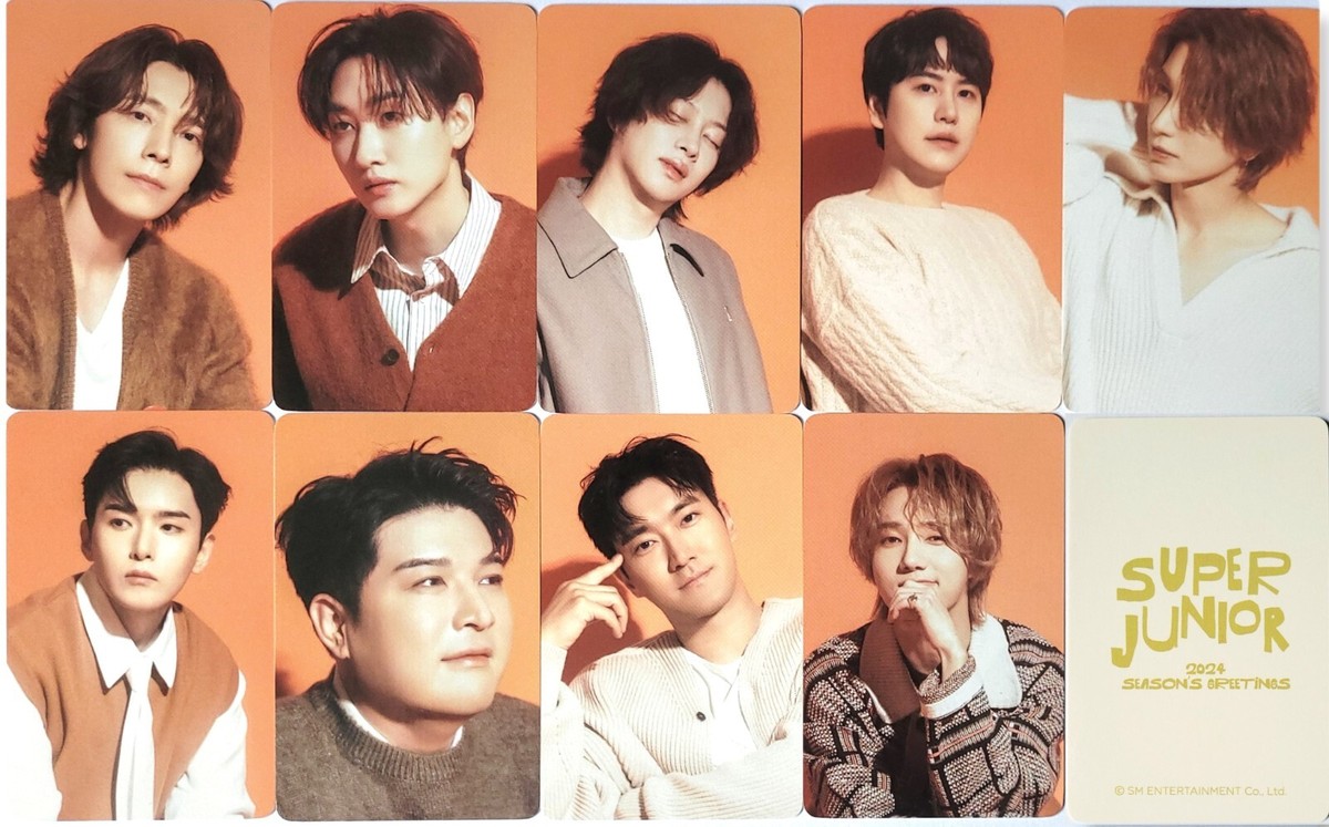 SUPER JUNIOR 2024 SEASONS GREETINGS PHOTOCARD 9p SET (SELECT