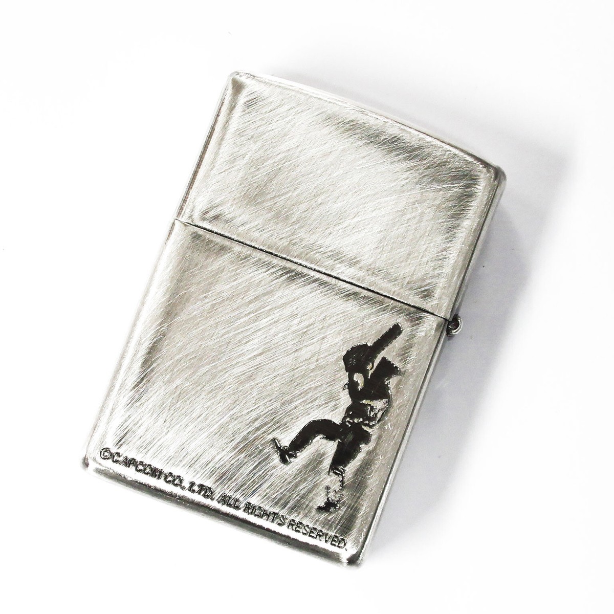 Zippo BIOHAZARD RE:4 Both Chainsaw Man Used Finish Vintage Feeling