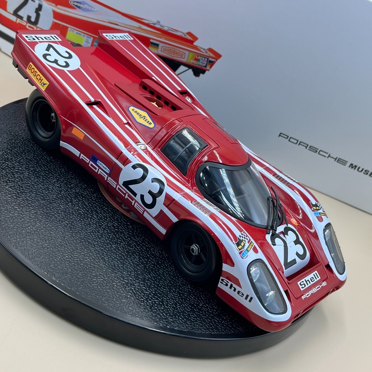 Norev 1/18 Porsche Museum 917K Red #23 1970 Le Mans Winner Diecast
