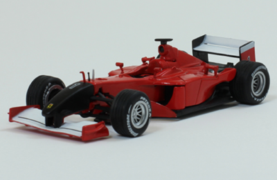 Ferrari F2001 2001 Schumacher Black Nose F1 Diecast Car Scale 1:43
