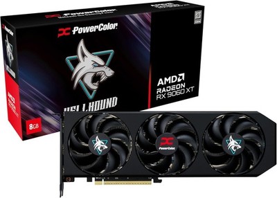 PowerColor Hellhound AMD Radeon RX 9060 XT 8GB GDDR6 Graphics Card