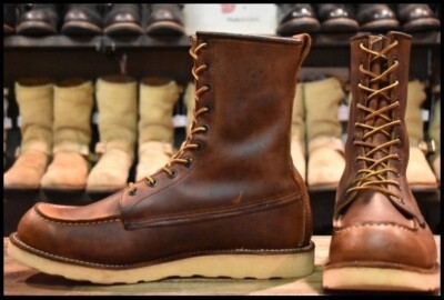 Red Wing 4583 J.Crew Exclusive Moc Toe Boots 11D Copper