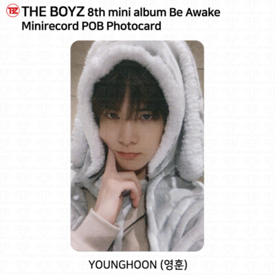 The Boyz 8th Mini Album Be Awake Mini Record POB Rabbit Blanket