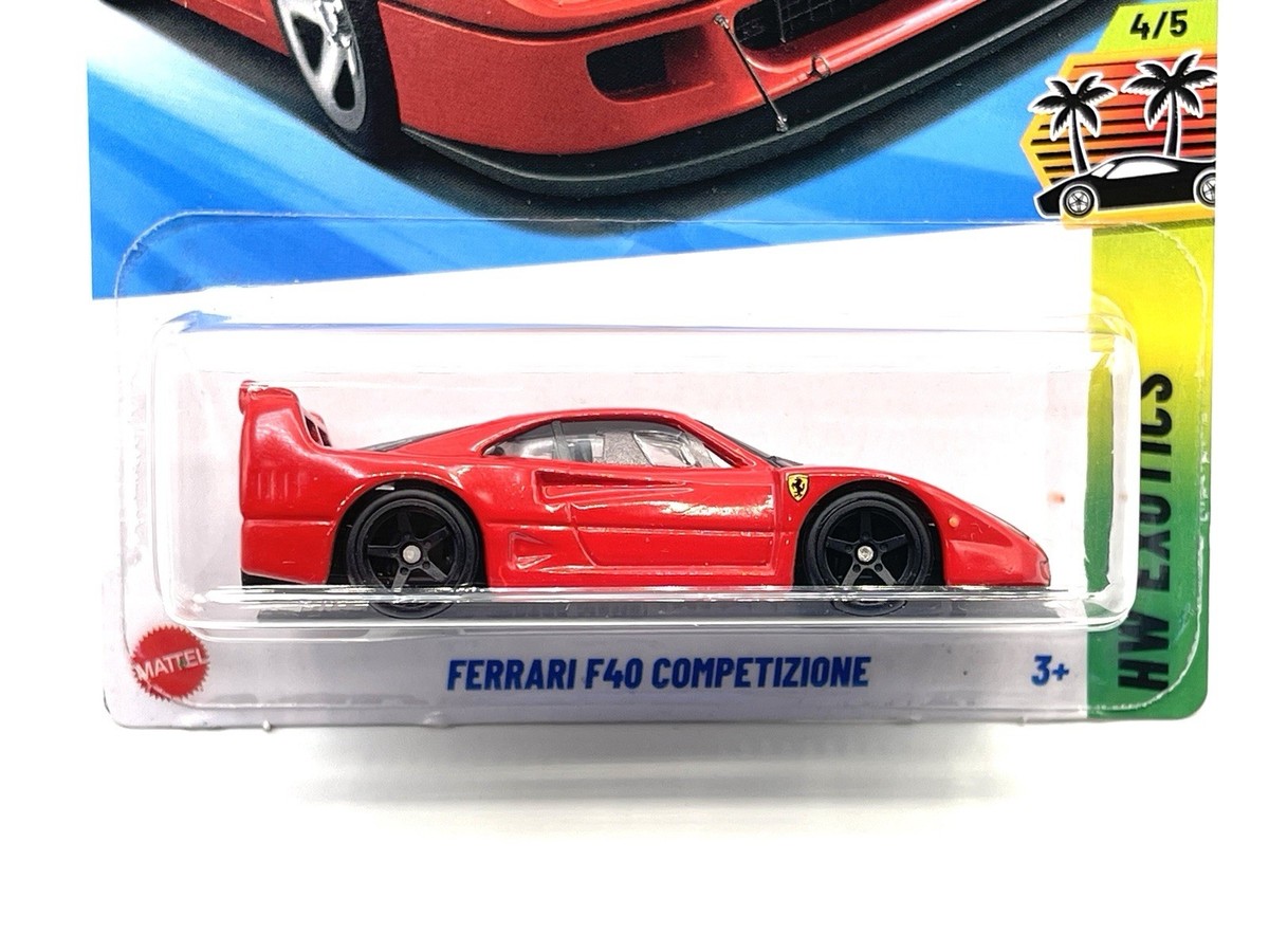 2025 Hot Wheels Ferrari F40 Competizione #198 red SUPER CUSTOM