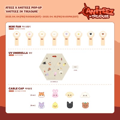 ON HAND ] ATEEZ X ANITEEZ POP-UP STORE [ ANITEEZ IN TREASURE