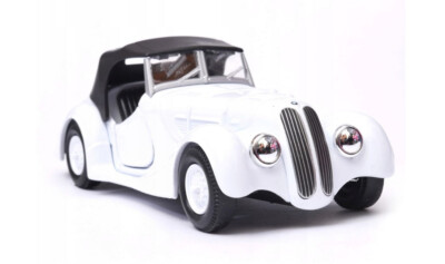 Welly BMW 328 Soft Top White 1:34 1:39 Scales 4.5 Inch Diecast Car
