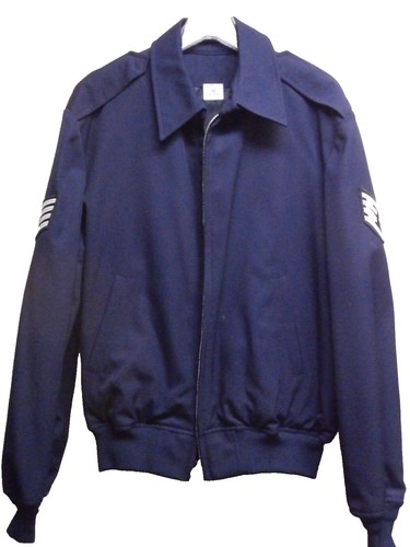 Wool Blend Blue Jacket w/ Liner Official Air Force sz 42L Long