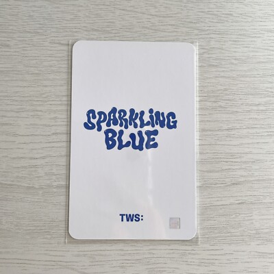 TWS Shinyu Sparkling Blue Mini Album Official Photocard luckydraw