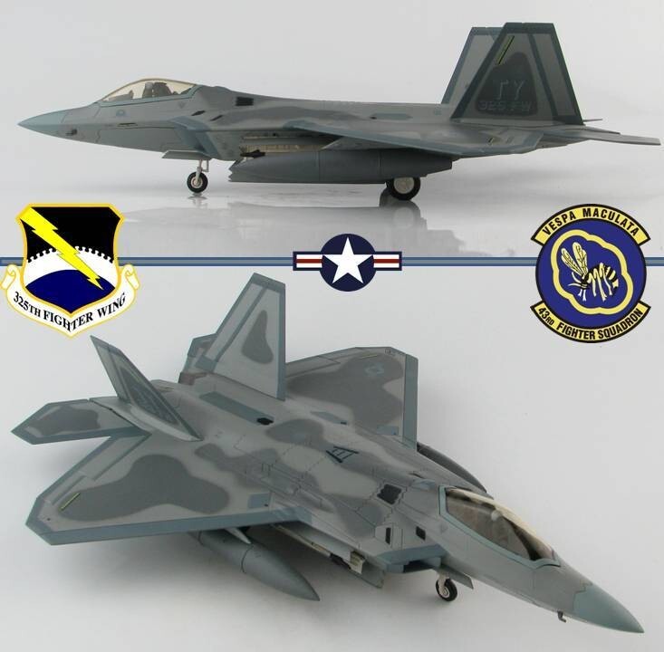 Hobby Master 1/72 HA2820 F-22A Raptor USAF 325th FW, The Pride of