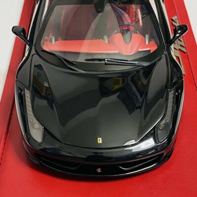 Bbr Models 1/18 Scale Ferrari 458 Italia Black Limited To 50 Model