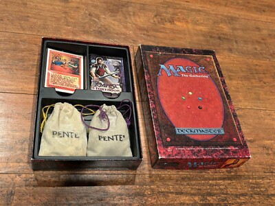 MTG Deckmaster Box With Accessories WOC6550 1994 WOTC Magic