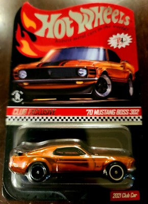 Hot Wheels 2021 RLC Membership Club Car '70 Mustang BOSS 302