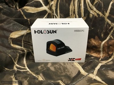 New In Box Holosun Open Reflex Optical Red Dot Sight HS507C X2