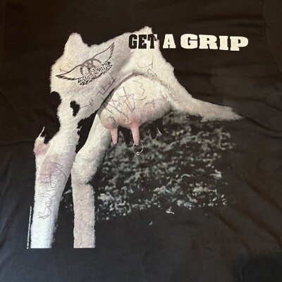 Vintage 90s 1993 Aerosmith Get a Grip Tour Shirt Size XL