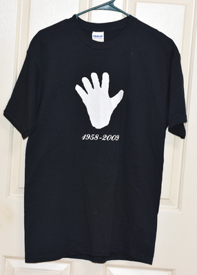 Michael Jackson White Glove 1958 - 2009 T-shirt M Black | eBay