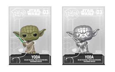 FUNKO POP #03 STAR WARS DIE-CAST YODA WITH LIGHTSABER RANDOM OF 1