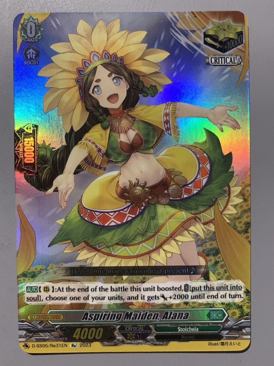 CARDFIGHT VANGUARD ASPIRING MAIDEN ALANA (STOICHEIA CRITICAL