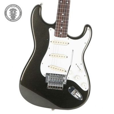 1989 Fender MIJ Japan SSS Floyd Rose Stratocaster Dark Olive Green