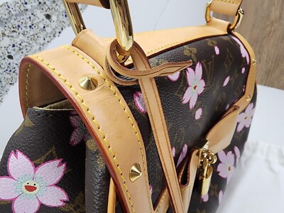 LOUIS VUITTON 2003 Cherry Blossom Sac Retro PM Takashi Murakami