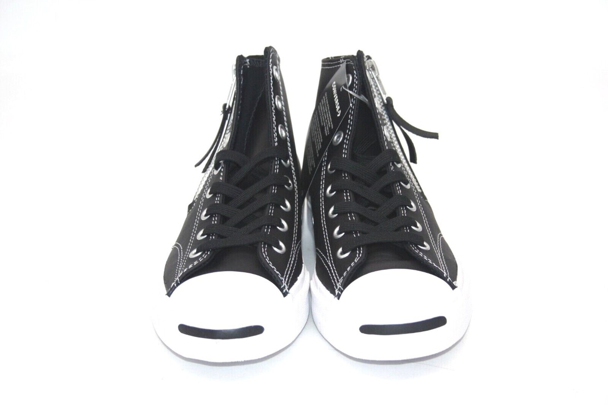UNISEX CONVERSE JACK PURCELL ZIP HIGH BLACK/WHITE 167327C SNEAKER