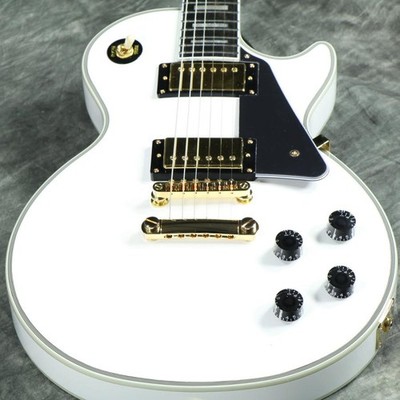 Epiphone Inspired by Gibson Les Paul Custom Alpine White with gig