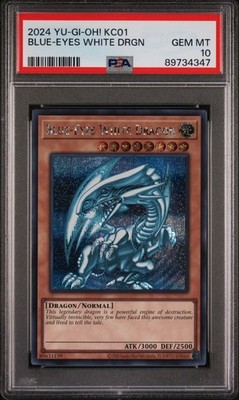 PSA 10 KC01 Blue-Eyes White Dragon Secret Rare Ultimate Kaiba