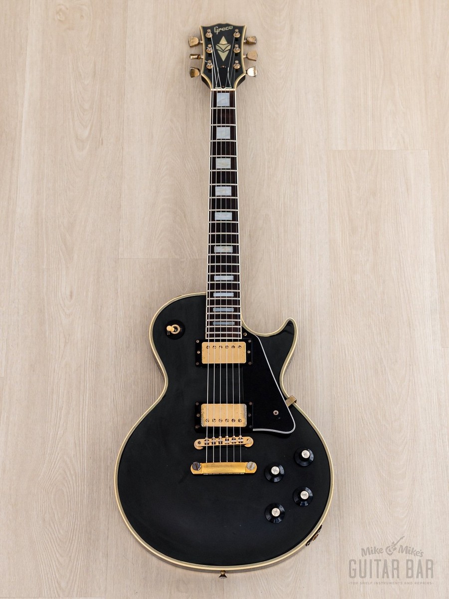 1985 Greco EGC68-500 Custom Black Beauty Vintage Guitar w/ Case