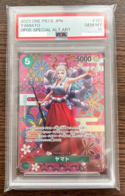 PSA 10 One Piece Card Yamato OP-05 OP05-121 SEC Special Japanese