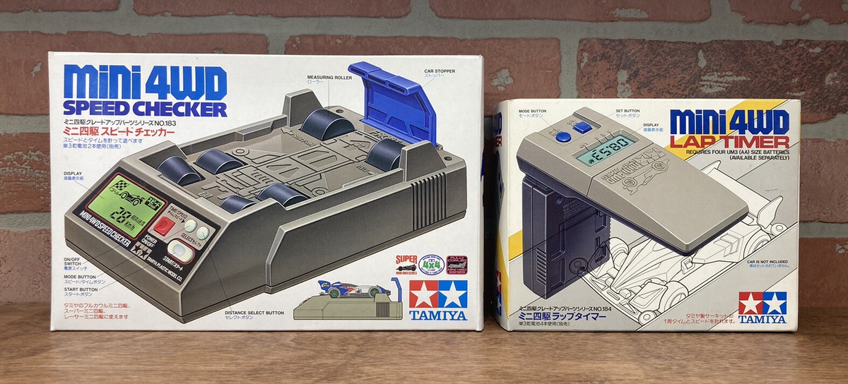 Tamiya Mini 4WD - 15183, 15184 Speed Checker, Lap Timer Combo Pack
