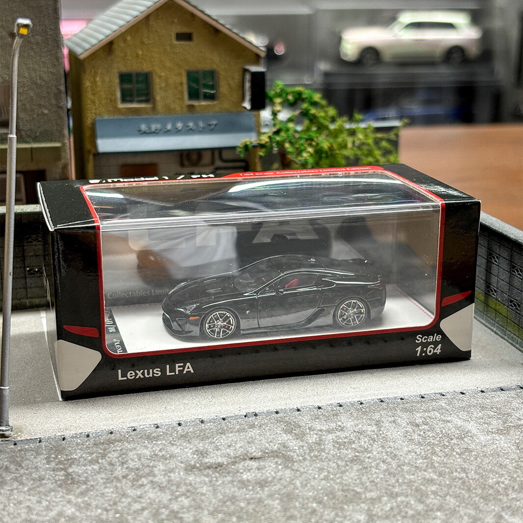 FH 1/64 Scale Lexus LFA Black Diecast Car Model Toy Collection