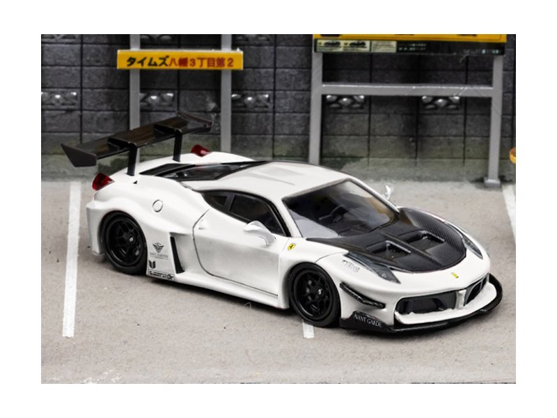 FERRARI 458 GT - LBWK Silhouette - white - Star Models 1:64 | eBay