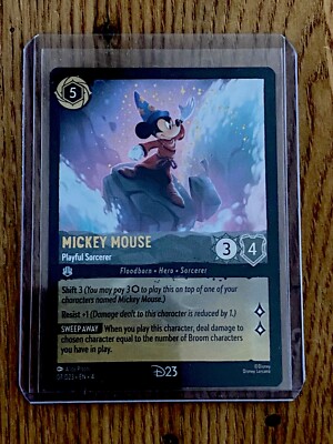 超希少】ロルカナ D23 expo2024 限定カード ミッキー ファンタジア 超