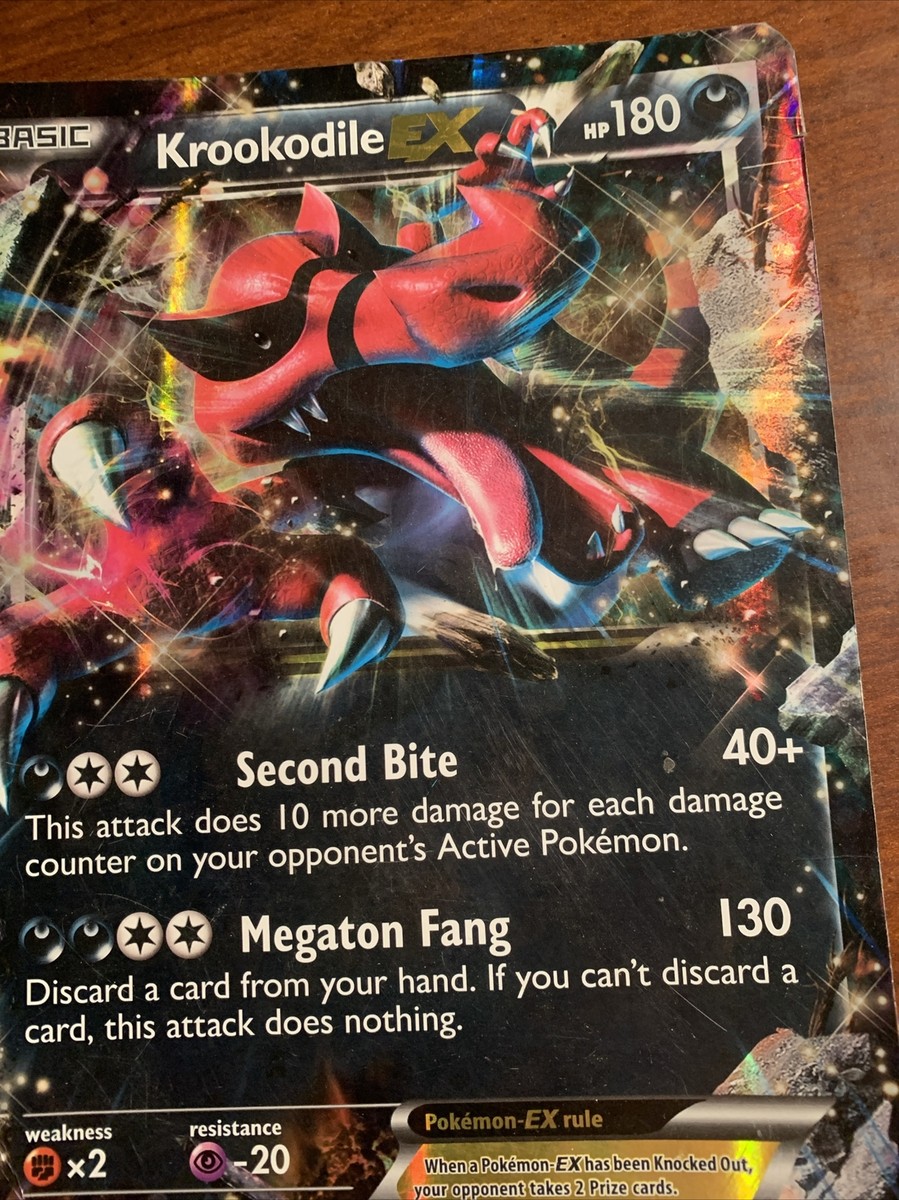 Krookodile EX XY25 XY Promo Holo Ex Promo Pokemon. TCG | eBay