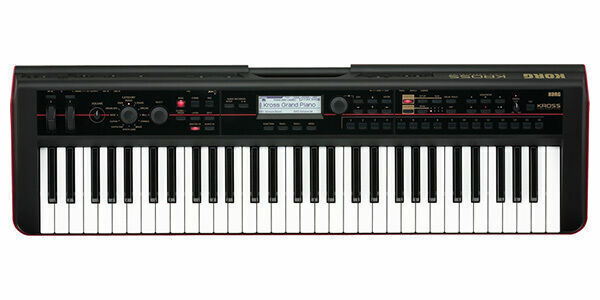 Korg KROSS 61 61-Key Workstation Synthesizer Keyboard - Red/Black