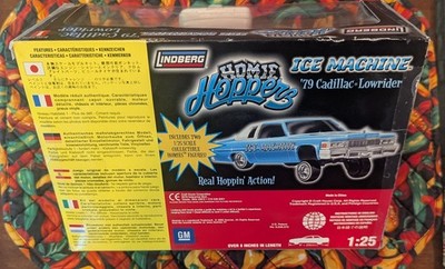 Lindberg Homie Hoppers Ice Machine '79 Cadillac Lowrider 1:25