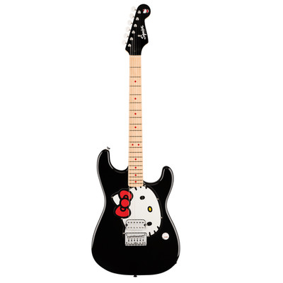 Squier by Fender Limited Edition Hello Kitty Stratocaster Black