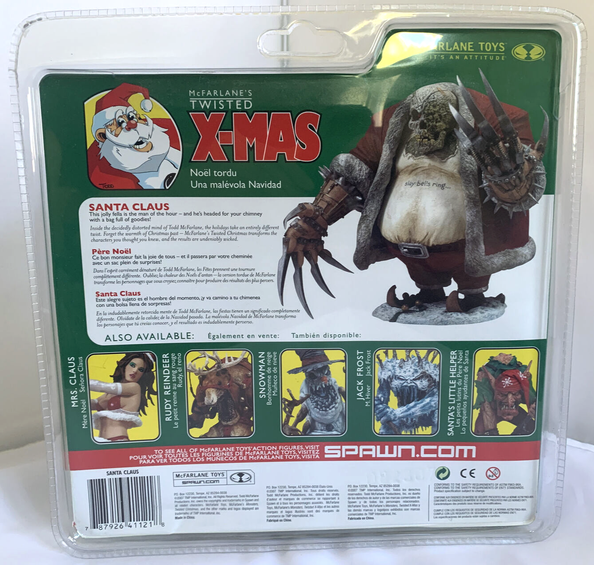 McFarlane Toys Monsters Series 5 Twisted Christmas Santa Claus