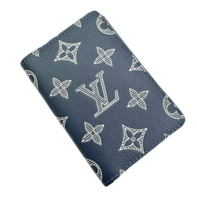 Louis Vuitton Organizer De Poche Card Case M83378 Navy Leather