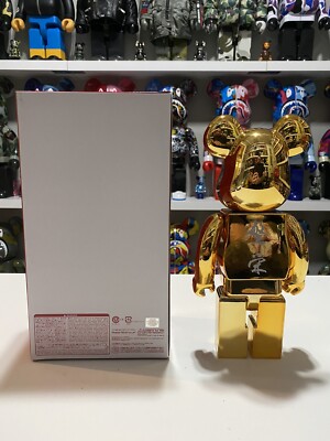 Bearbrick WORLD WIDE TOUR Mastermind 400% JAPAN Gold Chrome 2005