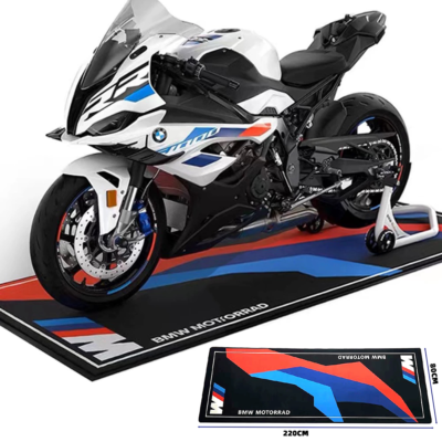 BMW Motorrad M Sport Garage Motorcycle Pit Mat Carpet 2023 Design