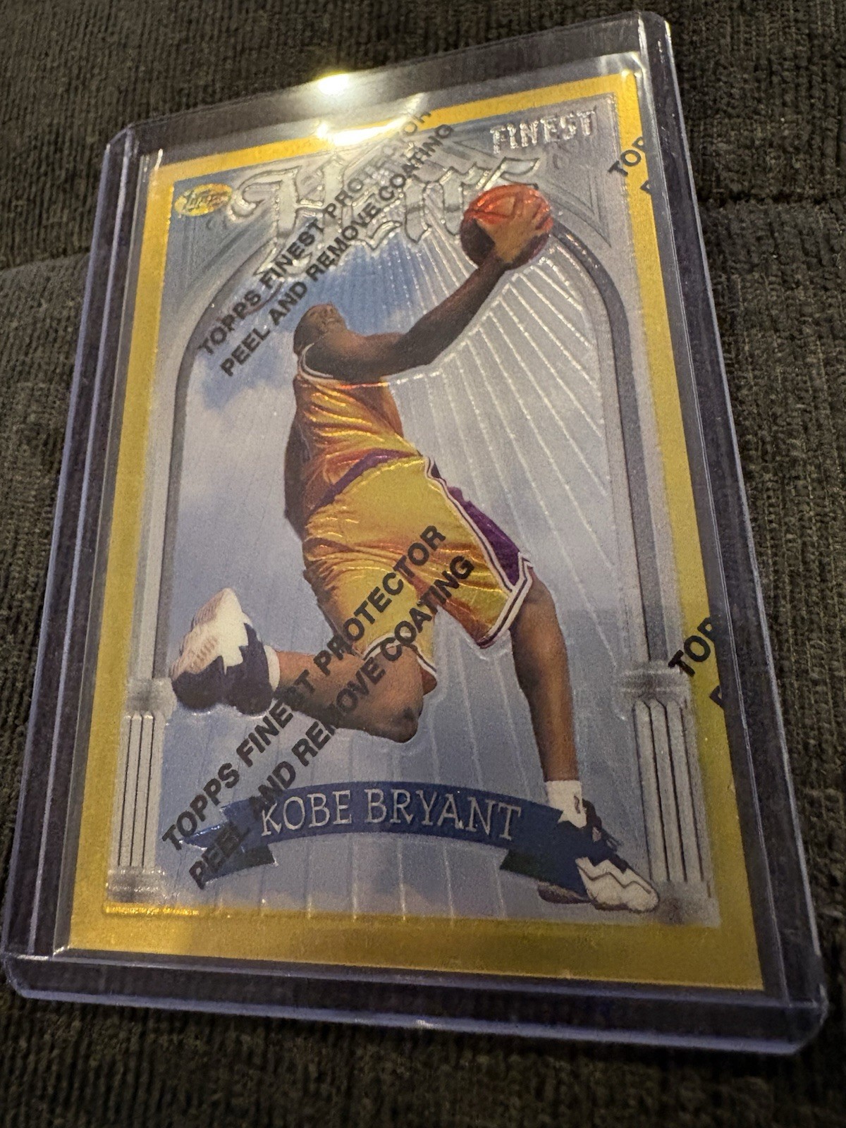 Kobe Bryant 1996 Topps Finest #269 Gold - Base (with Coating