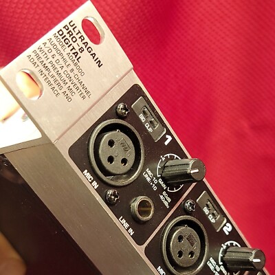 ADA8000 BEHRINGER Ultragain Pro-8 Digital channel Mic Preamp A/D D
