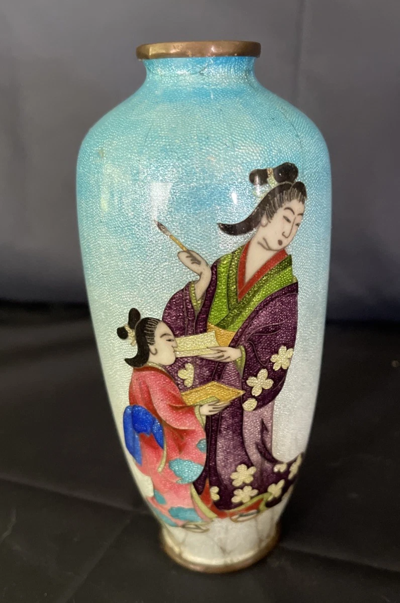 铜日本古董花瓶| eBay