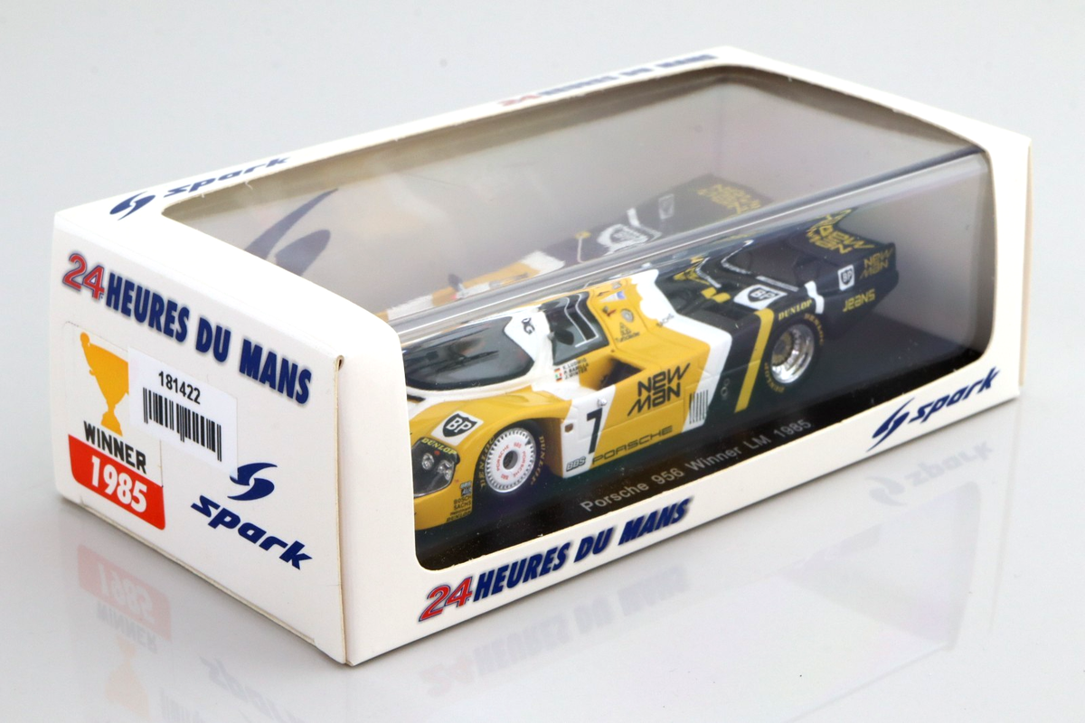 Spark 43LM85 Porsche 956 No.7 Winner 24h Le Mans 1985 Ludwig