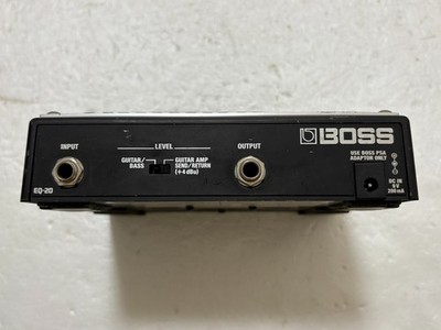 Boss EQ-20 Graphic Equalizer Advanced EQ Guitar Effect Pedal Used