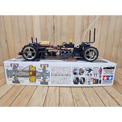 Vintage 1996 Tamiya 58177 TA03F-Pro 4WD Belt Drive 1/10 Chassis