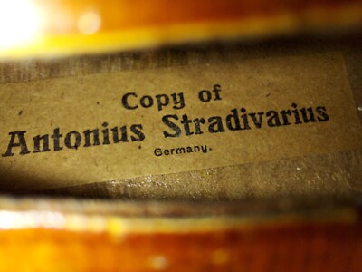 Antonio Stradivarius Copy size 3/4 violin. Germany. Very Good Cond