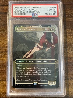 MTG✨KAALIA OF THE VAST Brdless/Ext Art FOIL✨SLD Tragic Romance