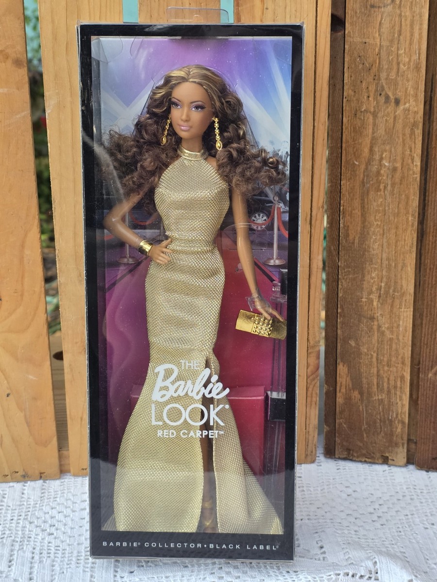 The LOOK Red Carpet Barbie Doll African American Black Label